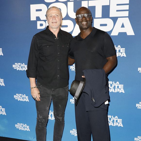 Emmanuel Petit, Lilian Thuram - Avant-Première "Sur la Route de Papa" UGC Bercy à Paris le 16 juin 2025. © Marc Ausset-Lacroix/Bestimage