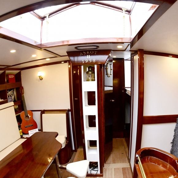Au fil des années, le bateau passera de main en main. Revendu par le chanteur à un couple d’Américains qui eux-mêmes l’ont revendu à un pêcheur du Pacifique. 

27 juillet 2023 - Le navire "Askoy II", ayant appartenu à Jacques Brel, remis à l'eau à Zeebruges (Belgique), après 15 ans de restauration.

Photo : Photonews / Bestimage