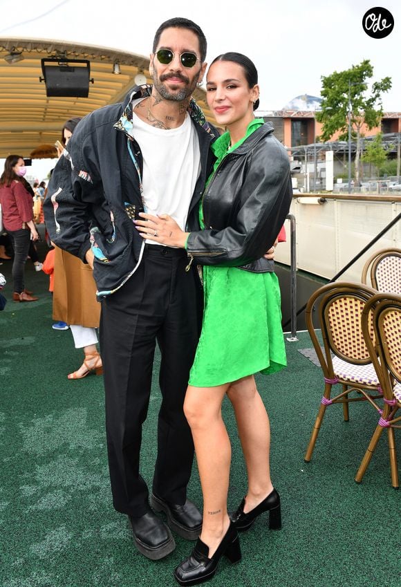 Stéphane Rodrigues, Jade Leboeuf - Soirée d’anniversaire des 5 ans de la marque Joone, sur la péniche La Barge à Issy-les-Moulineaux. Paris, le 30 juin 2022
© Veeren / Bestimage