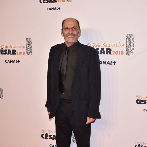 Jean-Pierre Bacri arrivant à la 43e cérémonie annuelle des César du cinéma qui s'est tenue à la salle Pleyel à Paris, en France, le 2 mars 2018. Photo par Berzane-Marechal-Wyters/ABACAPRESS.COM