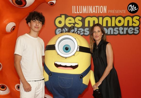 Léon Gabriel est venue soutenir sa mère Camille Cottin.

Camille Cottin et son fils Léon - Première du film "Des Minions et des Monstres" au cinéma le Rex à Paris le 23 mars 2026. © Coadic Guirec/Bestimage