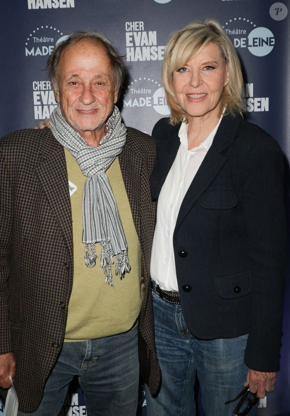 Chantal Ladesou et son mari Michel Ansault - Générale de la pièce "Cher Evan Hansen" au théâtre de la Madeleine à Paris le 8 octobre 2025. © Coadic Guirec/Bestimage