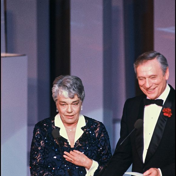 Yves Montand et Simone Signoret lors des César en 1985
©RINDOFF-PATERSON / BESTIMAGE