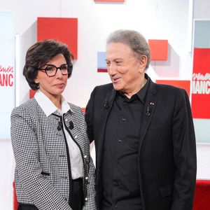 Exclusif - Rachida Dati et Michel Drucker  - Enregistrement de l'émission Vivement dimanche, le 4 mars 2025, présentée par Michel Drucker au studio Rive Gauche à Paris, diffusée le 16 mars sur France 3. 
© Guillaume Gaffiot / Bestimge