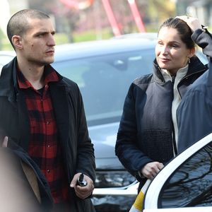 Louis Garrel et Laetitia Casta lors de l'hommage à Agnès Varda à la Cinémathèque française à Paris, France, le 2 avril 2019. Photo by ABACAPRESS.COM