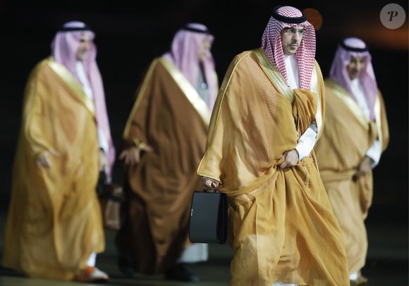 Première visite officielle d'un roi d'Arabie saoudite en Russie : le roi d'Arabie saoudite Salmane ben Abdelaziz Al Saoud arrive à Moscou, Russie, le 4 octobre 2017.
