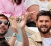 Si l'animateur est parvenu à se cacher avec son fils, son mari a été frappé puis hospitalisé
Christophe Beaugrand et son mari Ghislain Beaugrand-Gerin dans les tribunes lors des Internationaux de France de Tennis de Roland Garros 2025. Paris,
© Jacovides / Moreau / Bestimage