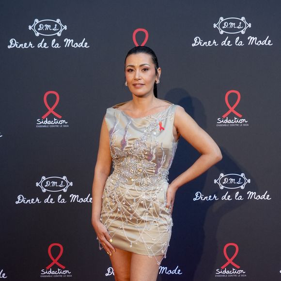 Karima Charni au dîner de la mode Sidaction 2026 au lycée Carnot à Paris le 9 juillet 2026.

© Anne-Sophie Guebey / Bestimage