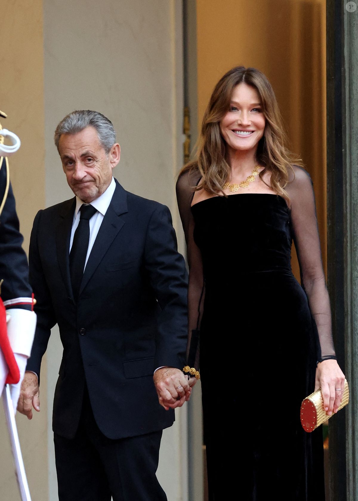 Photo Nicolas Sarkozy Et Sa Femme Carla Bruni robe Ralph Lauren Photo Nicolas Sarkozy Et Sa Femme Carla Bruni robe Ralph Lauren