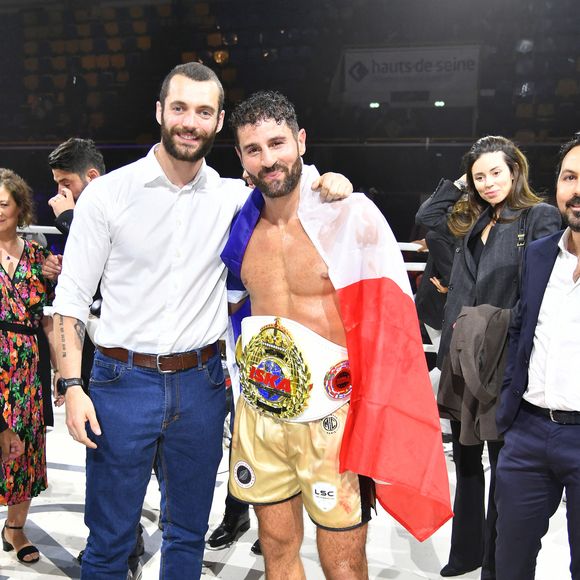 Le retour sur le ring de l'athlète de kickboxing, Cyril Benzaquen.

Exclusif - Louis Sarkozy et sa femme Natali Husic au championnat de kickboxing à Levallois, le 21 mai 2025. 

Photo : Vereen / Bestimage