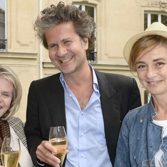 Isabelle Nanty, Fabrice-Roger Lacan et Anne Consigny - Délibération du Prix Théâtre de la Fondation Barrière au Fouquet' s Barrière à Paris. Le 23 juin 2014