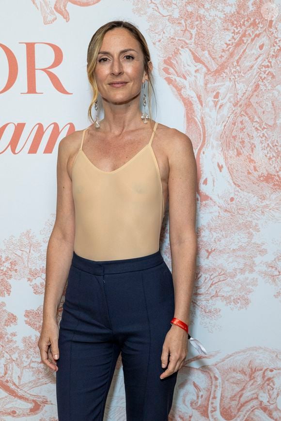 Exclusif -  Camille Chamoux - Photocall du dîner Dior Madame Figaro à la "Terrasse by Albane" sur le rooftop de l'hôtel JW Marriott lors du 77ème Festival International du Film de Cannes le 15 mai 2024. © Olivier Borde/Bestimage
