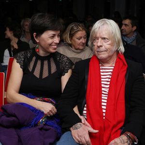 Semi-Exclusif - Renaud (Séchan) et sa femme Cerise lors du "Hyper Week-end Festival" à Radio France, le 24 janvier 2025. © Denis Guignebourg / Bestimage