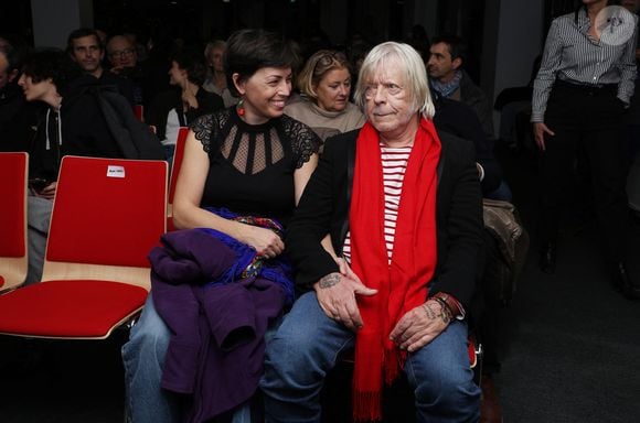 Semi-Exclusif - Renaud (Séchan) et sa femme Cerise lors du "Hyper Week-end Festival" à Radio France, le 24 janvier 2025. © Denis Guignebourg / Bestimage