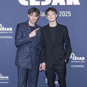 Raphaël Quenard et  Diego Murgia - Photocall de la soirée "Cesar Révélations 2025" au Trianon à Paris le 20 janvier 2025.

© Olivier Borde / Bestimage