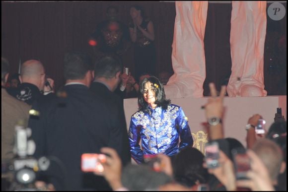 Michael Jackson - Soirée pour les 50 ans de Christian Audigier au Peterson Museum de Los Angeles - 2008. © DANIEL ANGELI / BESTIMAGE