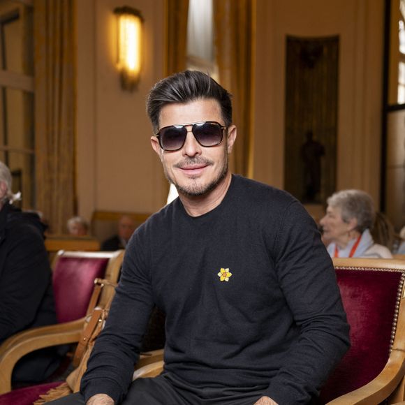 Vincent Niclo - Lancement de la 21ème édition de la campagne Une Jonquille Contre le Cancer à Paris, le 11 mars 2025. 
© Pierre Perusseau / Bestimage
