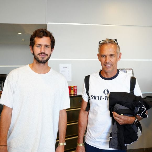 Exclusif - Victor Belmondo et Paul Belmondo  lors du marathon Karting Jules Bianchi au circuit Paul Ricard au Castellet, le 6 septembre 2024.

Photo : Anne-Sophie Guebey via Bestimage