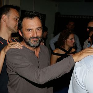 Frederic Lopez participe à la soirée de célébration du 10ème anniversaire de Dans Le Noir ? au restaurant 'Dans le Noir ?' à Paris, France, le 14 juillet 2014. Photo par Jerome Domine/ABACAPRESS.COM