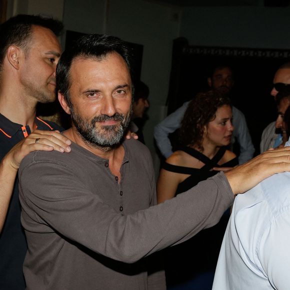 Frederic Lopez participe à la soirée de célébration du 10ème anniversaire de Dans Le Noir ? au restaurant 'Dans le Noir ?' à Paris, France, le 14 juillet 2014. Photo par Jerome Domine/ABACAPRESS.COM