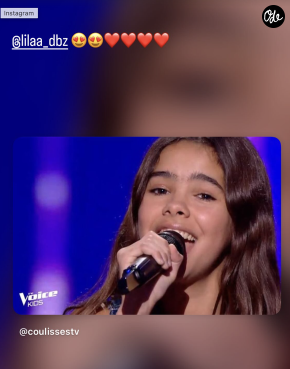 Léon Debbouze, lui, n'a pas manqué d'afficher sa fierté par des émoji remplis de coeurs. 

Story Instagram de Léon Debbouze, 22 août 2026