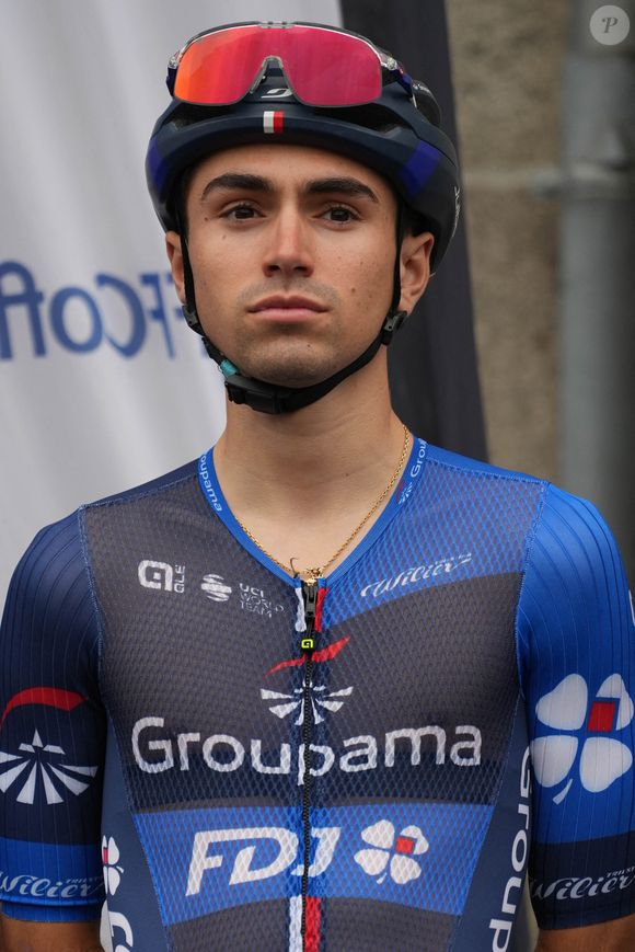 Lenny Martinez de Groupama - FDJ à Avranches - Saint-Martin-de-Landelles Photo Laurent Lairys / ABACAPRESS.COM