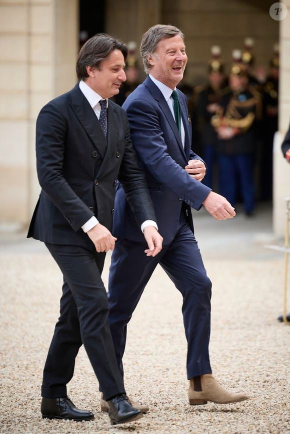 Le groupe géré par Axel Dumas devient donc la première valeur du CAC 40 et la troisième valeur européenne

Sébastien Bazin et Axel Dumas - Arrivée des invités au dîner d'Etat en l'honneur du président chinois Xi Jinping et de sa femme la Première Dame Peng Liyuan au palais présidentiel de l'Elysée à Paris, France, le 6 mai 2024. © Cyril Moreau/Bestimage