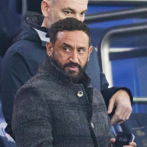 Cyril Hanouna - Célébrités assistent au match de Ligue des champions entre le PSG et l'Atlético de Madrid au Parc des Princes à Paris le 6 novembre 2024. © Cyril Moreau/Bestimage