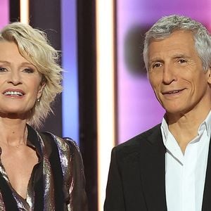 Les personnalités se mobilisent lors de la 37ème édition du Téléthon sur le plateau de France 2, avec pour parrain Vianney. Le 8 décembre 2023.
© Coadic Guirec / Bestimage