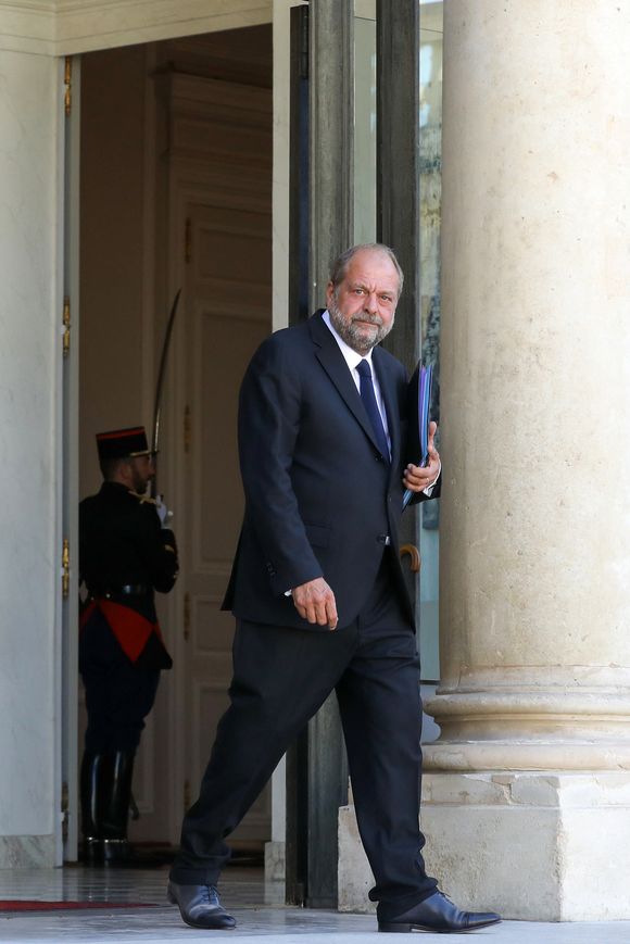 Eric Dupond-Moretti, Garde des Sceaux, ministre de la Justice quitte le conseil des ministres du 7 juillet 2020, au palais de l'Elysée à Paris. © Stéphane Lemouton / Bestimage