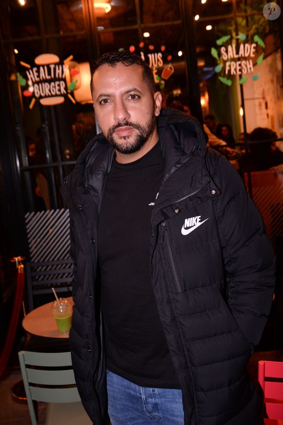 Semi- Exclusif - Majid Berhila - Inauguration du nouveau restaurant de fast food healthy de K. Adams, le "Jak Healthy" au 24 rue de Rivoli dans le 4ème arrondissement à Paris, le 15 octobre 2019. Le concept du restaurant est né de la rencontre entre le coach sportif J. Exilie, la restauratrice A. Sachet et l'humoriste K. Adams réunis autour d'une même idée: un repas sur le pouce sain et équilibré.
© Rachid Bellak/Bestimage
