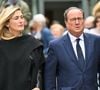 De très nombreuses personnalités politiques et artistiques ont assisté à cette cérémonie.

François Hollande et son épouse Julie Gayet aux funérailles de B. Chirac à la basilique Sainte-Clotilde à Paris (7e) le 12 juin 2026. L’ancienne première dame de France est décédée le 5 juin 2026 à l’âge de 93 ans. 
© Jacovides / Liewig / Bestimage