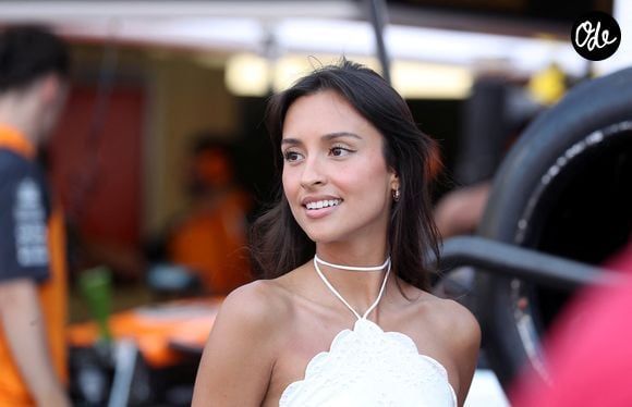 Alexandra Malena Saint MIeux, compagne de Charles Leclerc - La famille Leclerc lors des essais libres du 82ème Grand Prix de Formule 1 (F1) de Monaco, le 23 mai 2025. © Jean-François Ottonello/Nice Matin/Bestimage