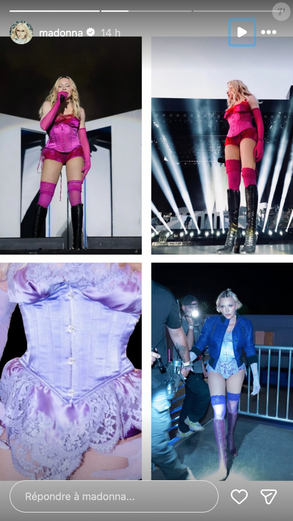 Elle explique que "ce ne sont pas de simples vêtements, ils font partie de mon histoire".

Capture Instagram - @Madonna