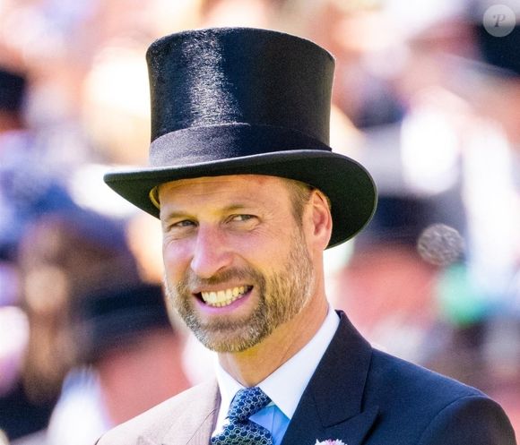 Ascot, ROYAUME-UNI - 18 juin 2025 - Le prince William et d'autres membres de la famille royale assistent à la deuxième journée du Royal Ascot à l'hippodrome d'Ascot, en Angleterre. ((Backgrid USA / Bestimage).