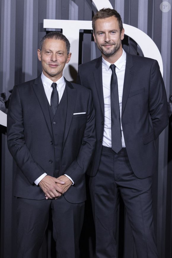 Marc-Olivier Fogiel et son mari Francois Roelants - Gala d'ouverture de la saison de la danse 2021/2022 au Palais Garnier à Paris le 24 septembre 2021
© Olivier Borde / Bestimage