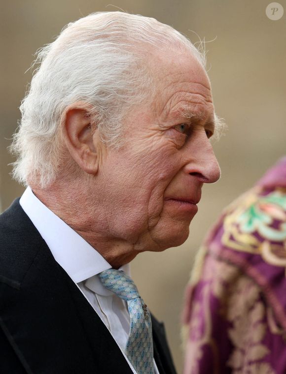 Le roi Charles III et la reine Camilla lors de l'office royal du bordeaux à la cathédrale de Durham, à Durham, au Royaume-Uni, le jeudi 17 avril 2025. Photo par Ryan Jenkinson/Parsons MediaABACAPRESS.COM