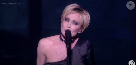 Patricia Kaas défendant les couleurs de la France au Concours Eurovision de la chanson 2009, à Moscou. 

(Capture d'écran - YouTube)