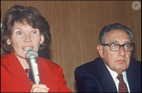 Daniel Mitterrand à la fondation "Elie Wiesel pour l'Humanité" en 1989. Photo par AGENCE / BESTIMAGE
