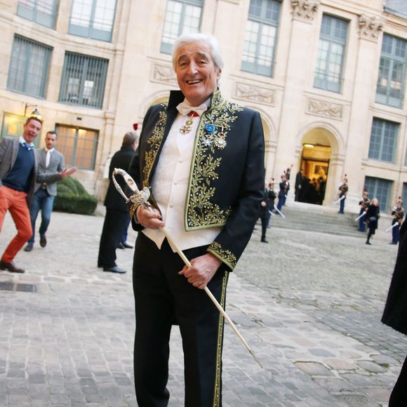 Jean-Loup Dabadie - L'écrivain Andreï Makine fait son entrée à l'Académie Française à Paris, France, le 15 décembre 2016. © Denis Guignebourg/Bestimage