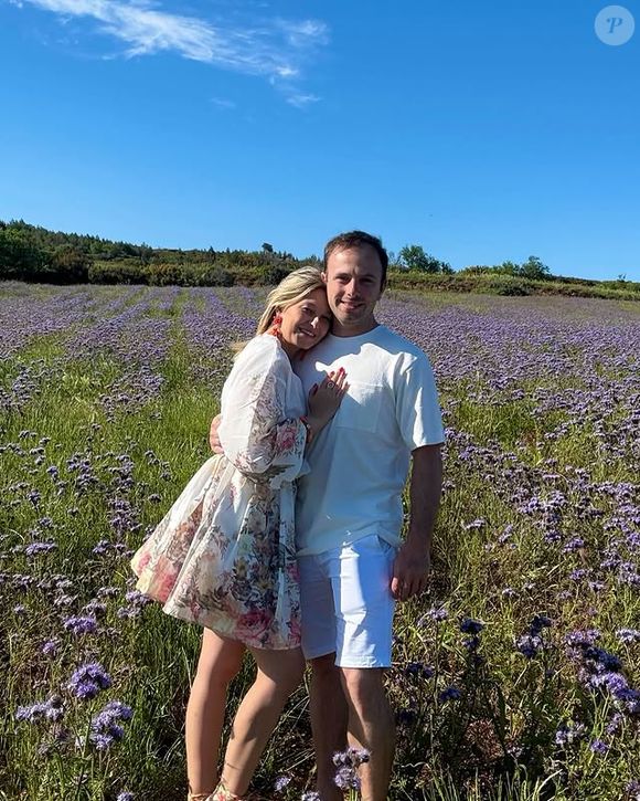 Ludovic ("L'amour est dans le pré") avec Julia. @Instagram