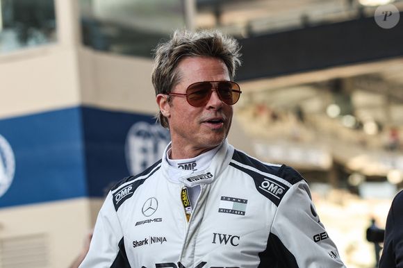Brad Pitt lors du Grand Prix d'Abu Dhabi le 8 décembre 2024 à Abu Dhabi. (Credit Image: © Hoch Zwei via ZUMA Press Wire)