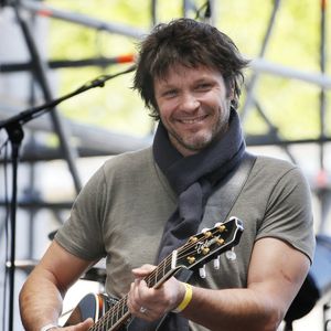 Noir Desir ex-frontman Bertrand Cantat se produit avec son groupe Detroit lors d'un concert Eurock Ecologie en soutien à Ecologist party Europe Ecologie-Les Verts à Bordeaux, ouest de la France, le 17 mai 2014. Photo de Patrick Bernard/ABACAPRESS.COM