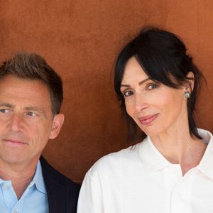 Geraldine Maillet, Daniel Riolo au Village pendant les Internationaux de France de Tennis Roland Garros 2022 le 30 mai 2022 à Paris, France. Photo by Nasser Berzane/ABACAPRESS.COM