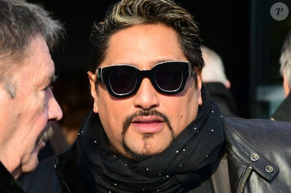 Le chanteur Bichou - Obsèques de Gilles Dreu au crématorium de Lavilledieu en Ardèche le 16 janvier 2025.
© Romain Doucelin / Bestimage