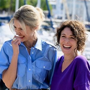 Sabine Perraud et Elsa Lunghini le 14 septembre 2024 à La Rochelle, France. Photo par Franck Castel/ABACAPRESS.COM