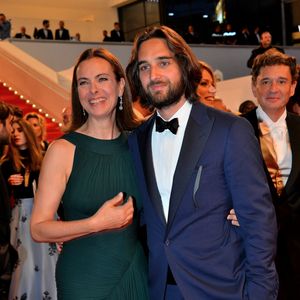 Carole Bouquet et Dimitri Rassam au Palais des Festivals après la projection du film Le Petit Prince (The Little Prince) dans le cadre du 68e Festival de Cannes à Cannes, France, le 22 mai 2015. Photo by Nicolas Briquet/ABACAPRESS.COM