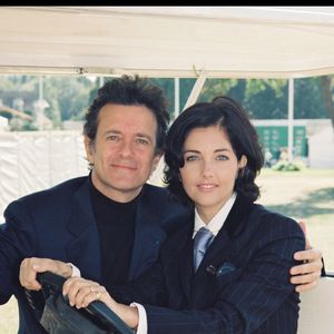 Francis Huster et Cristiana Reali. © RINDOFF-CASTEL / BESTIMAGE
