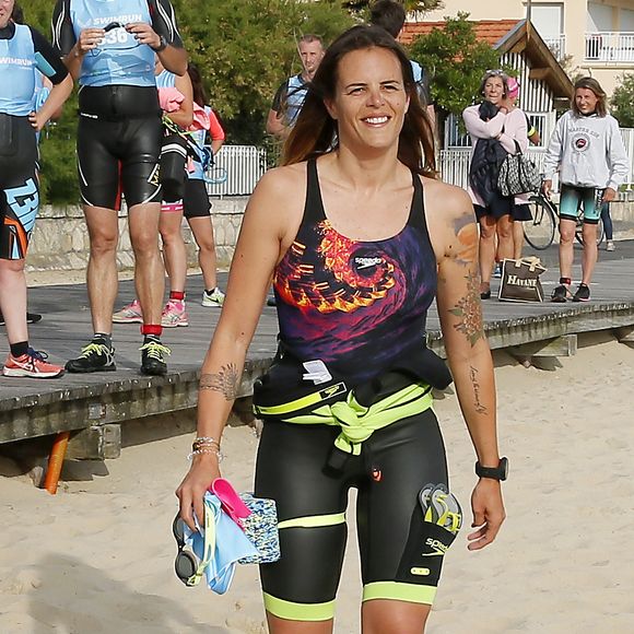 Exclusif - Laure Manaudou - La championne de natation L.Manaudou organise et lance la 1ère édition de sa course, la "Swimrun" à Arcachon, France, le 23 juin 2019. © Patrick Bernard/Bestimage
