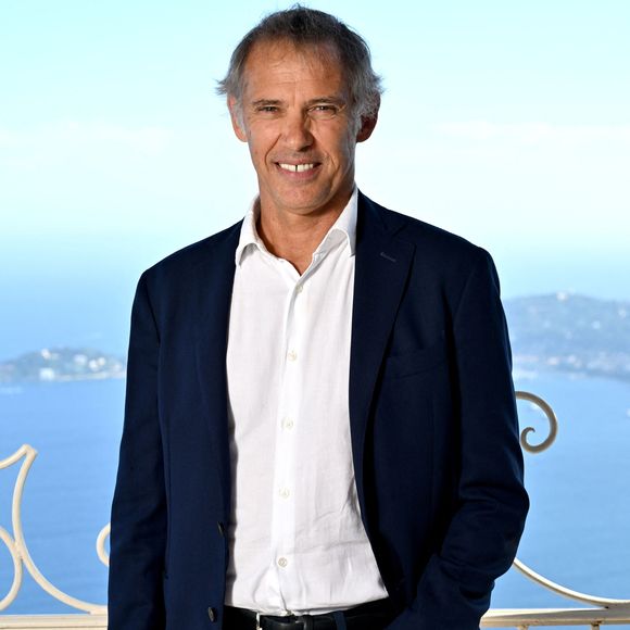 Paul Belmondo lors de la conférence de presse de présentation de la seconde édition des Théâtrales d'Eze à l'hôtel de la Chévre d'Or à Eze Village © Bruno Bebert / Bestimage